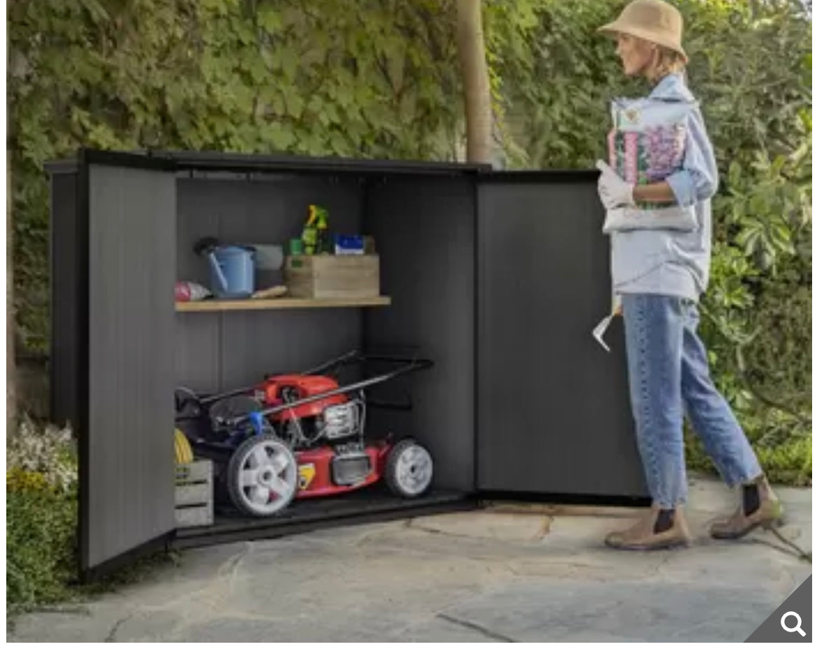 Keter Cortina Bella 4ft 6" x 2ft 4" (1.4 x 0.7m) 1,000 Litre Vertical Storage Shed