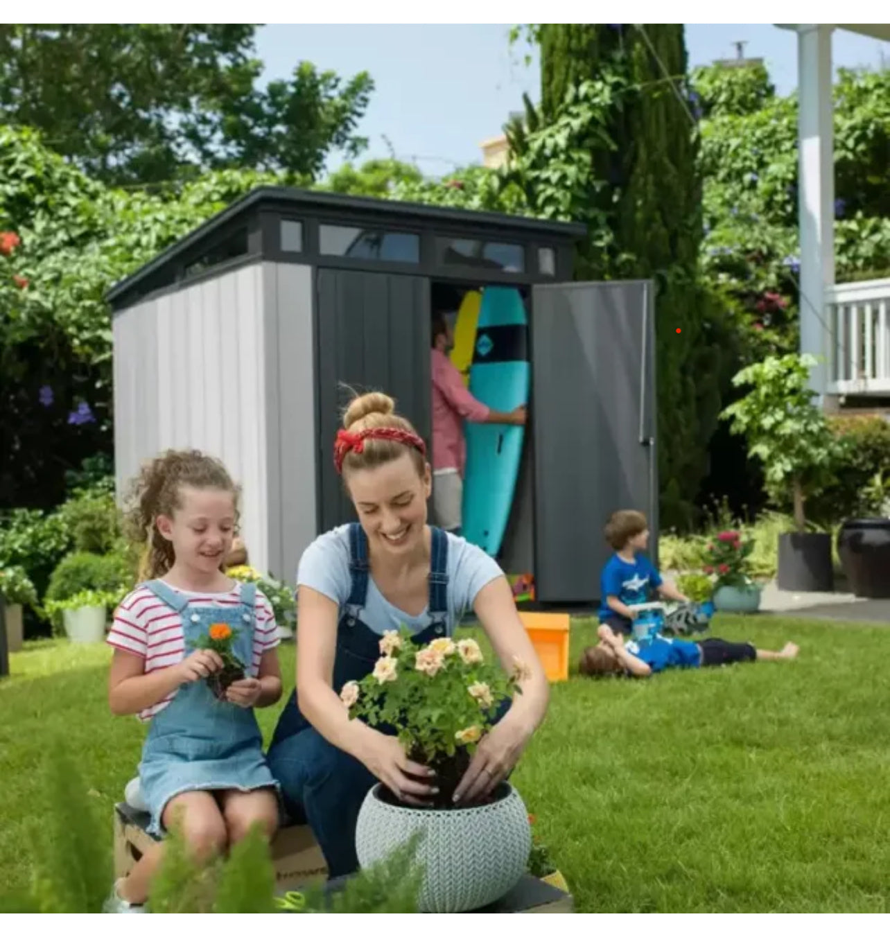 Keter Artisan 7ft x 7ft 2" (2.1 x 2.2m) Storage Shed