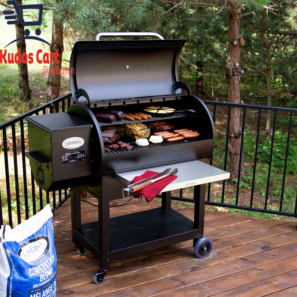 Louisiana 900 Series Wood Pellet Grill and Smoker + Cover Barbecue BBQ Cooking