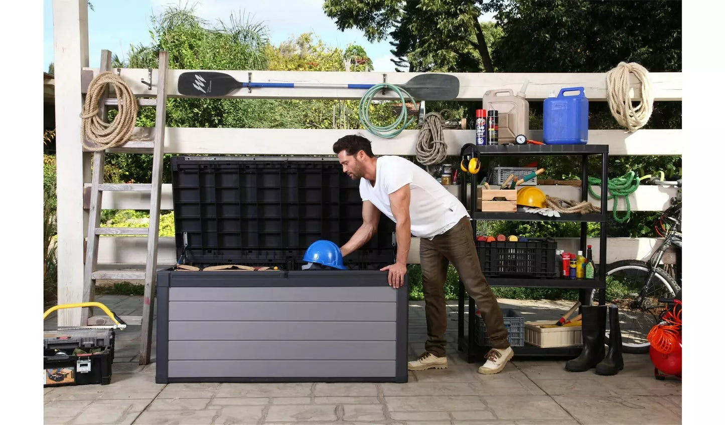Keter Premier 570L Storage Box - Grey