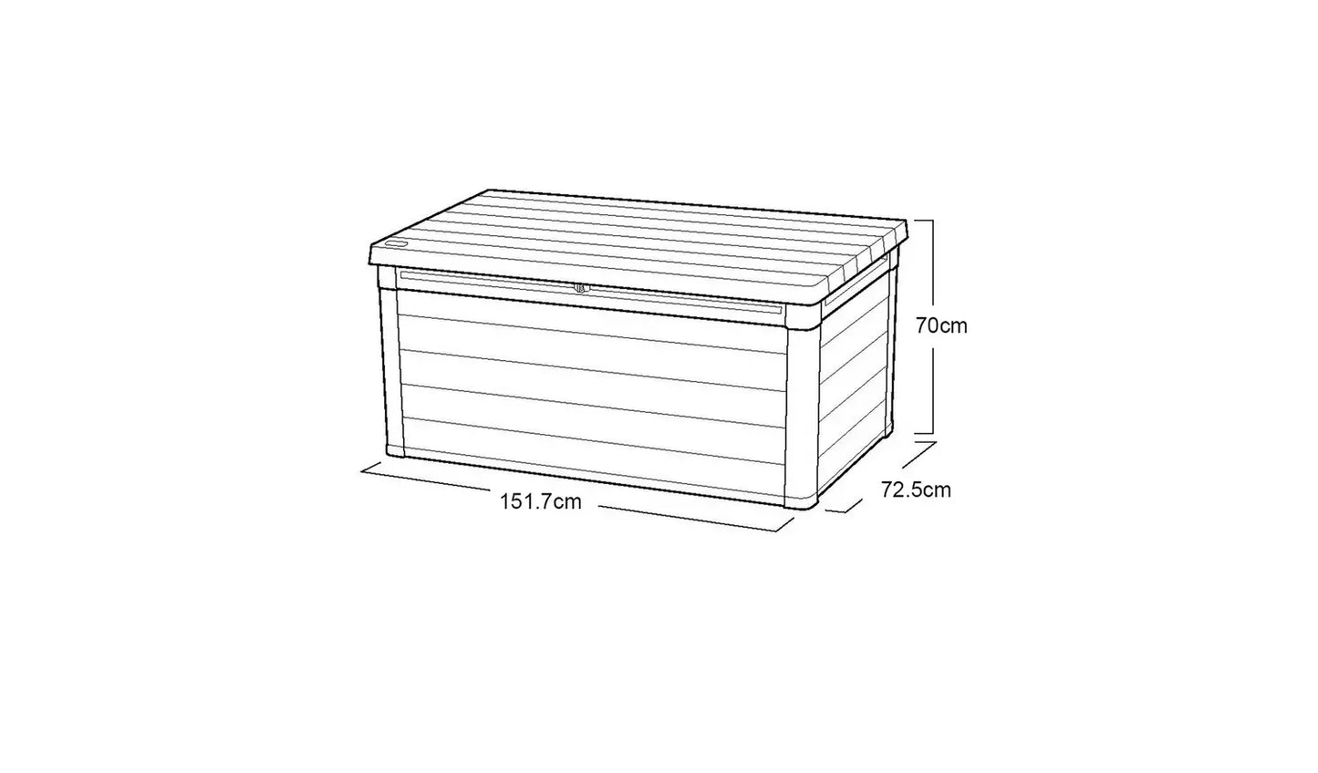 Keter Premier 570L Storage Box - Grey