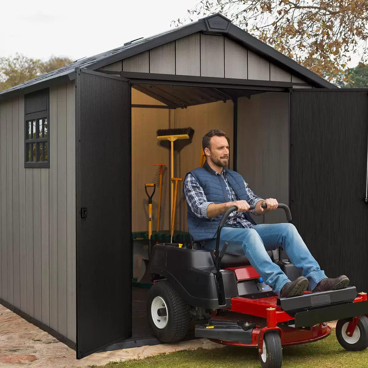 Keter Oakland 7ft 6" x 9ft 4" (2.3 x 2.9m) Storage Shed