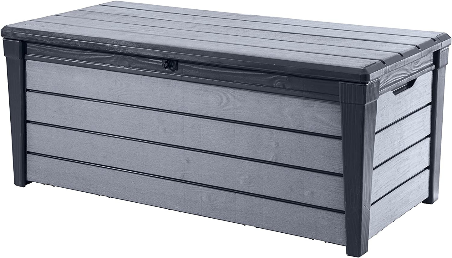 Keter Brushwood 454L Storage Box - Grey