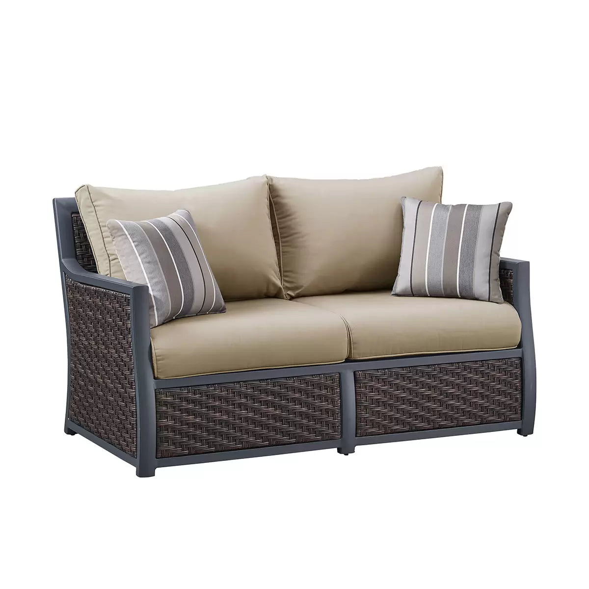 OVE Decors Barcelona 4 Piece Deep Seating Patio Set + Cover