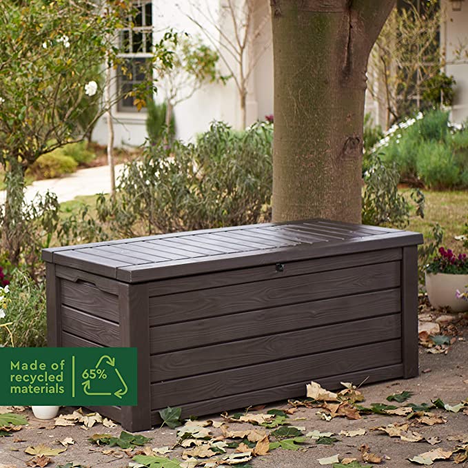 Keter Westwood 570L Outdoor Storage Box - Brown