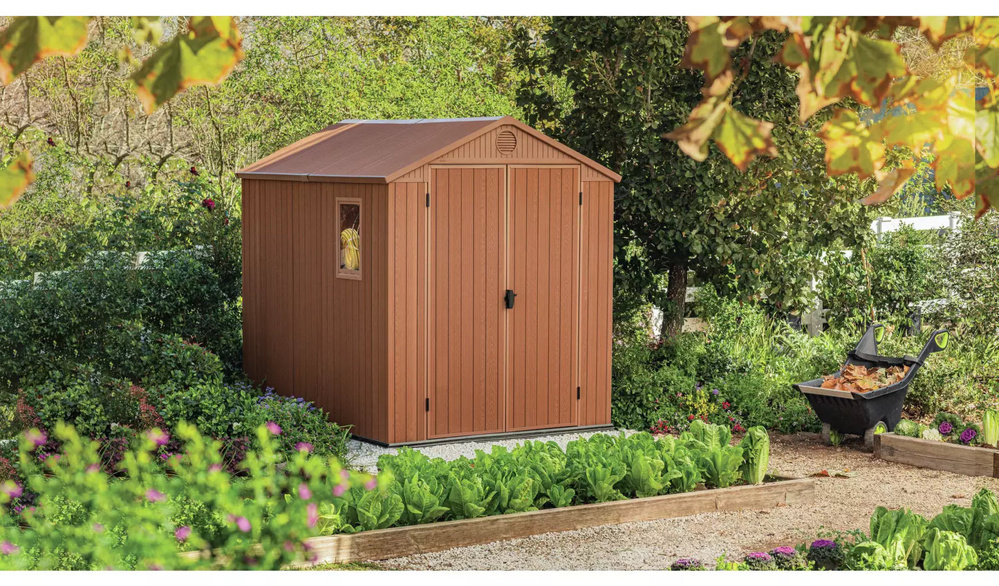 Keter Darwin Shed 6 x 8ft - Brown