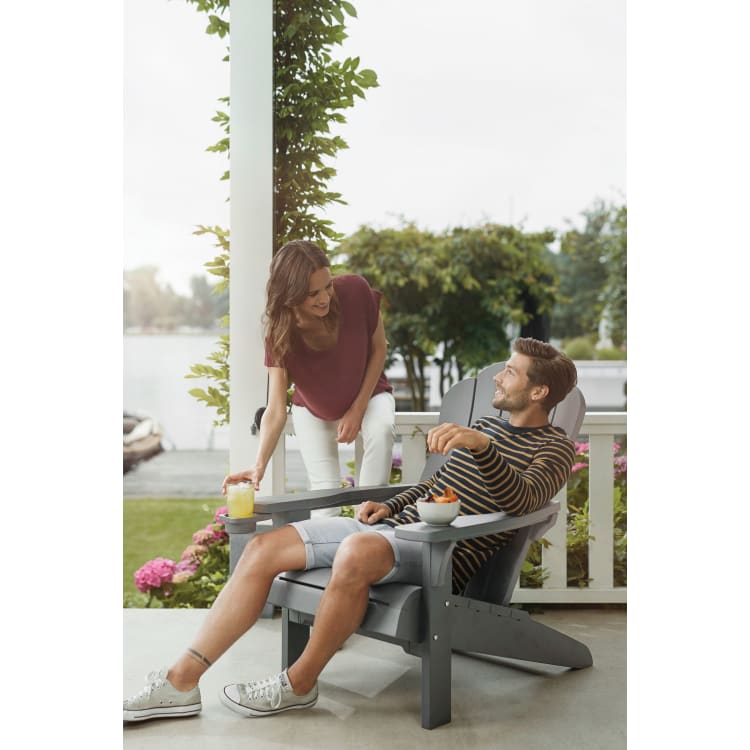 Keter Adirondack Wood Look Garden Chair