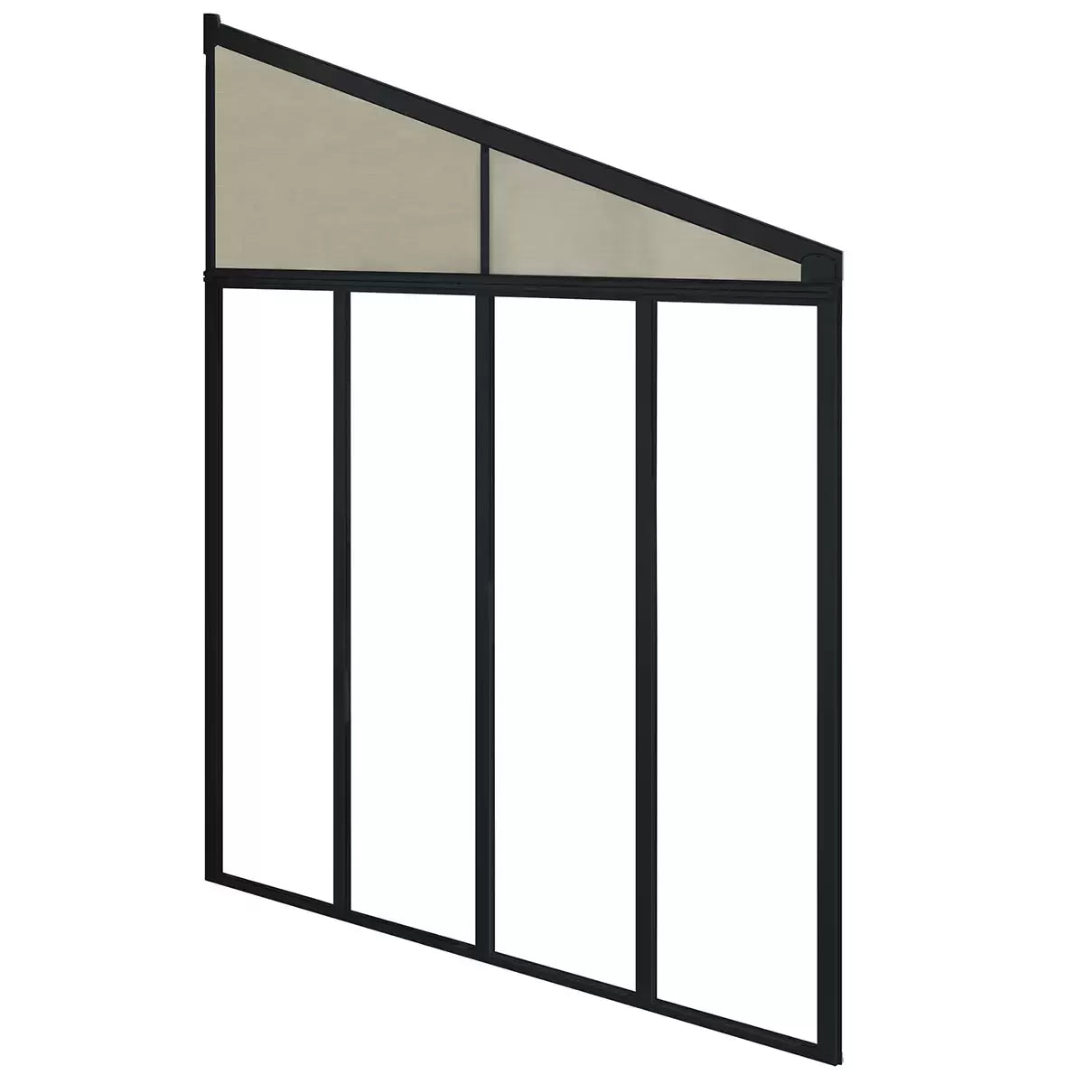 Palram Canopia Feria 3 SideWall Patio Cover, Grey