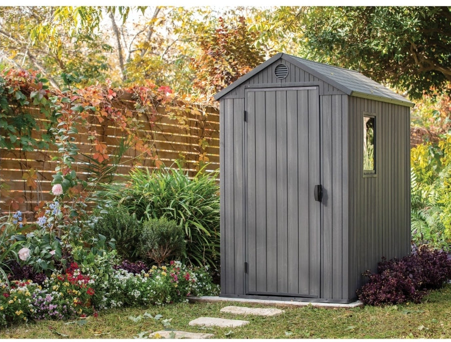 Keter Darwin 6 x 4ft  Shed - Grey