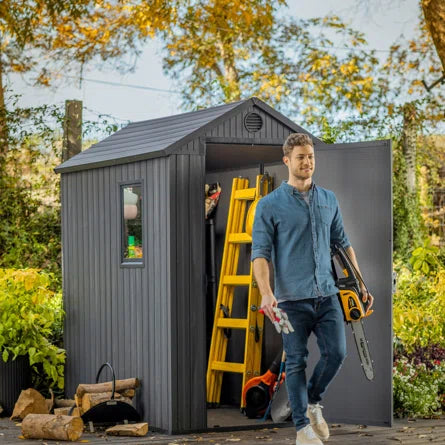 Keter Darwin 6 x 4ft  Shed - Grey