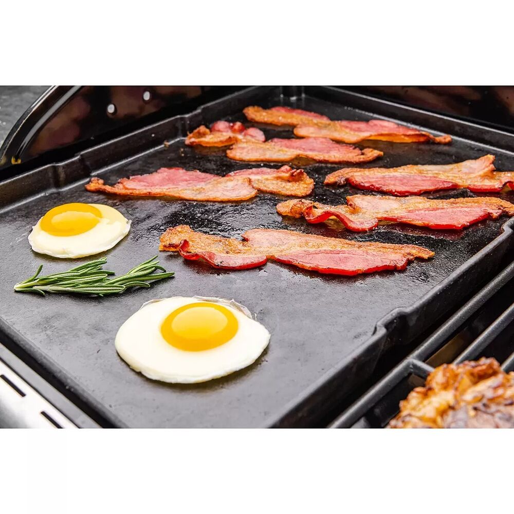 Nexgrill Revelry 4 Burner Stainless Steel Gas BBQ Gourmet Plus Griddle and Cover