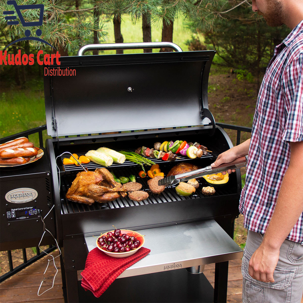 Louisiana 900 Series Wood Pellet Grill and Smoker + Cover Barbecue BBQ Cooking
