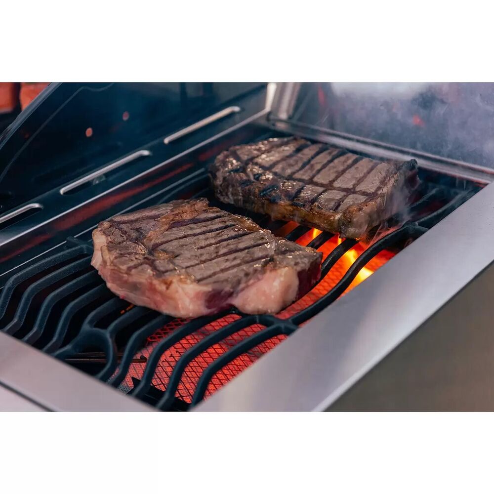 Nexgrill Revelry 4 Burner Stainless Steel Gas BBQ Gourmet Plus Griddle and Cover