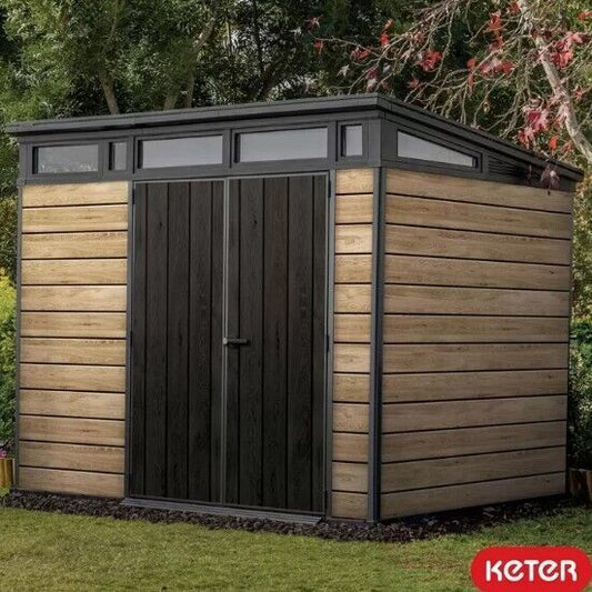 Keter Ashwood Signature 9ft x 7ft 1" (2.77 x 2.18m) Storage Shed