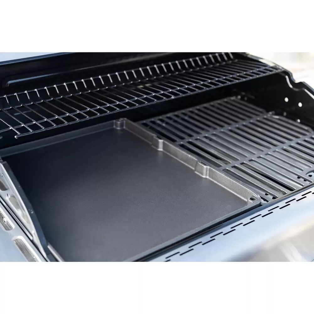 Nexgrill Revelry 4 Burner Stainless Steel Gas BBQ Gourmet Plus Griddle and Cover