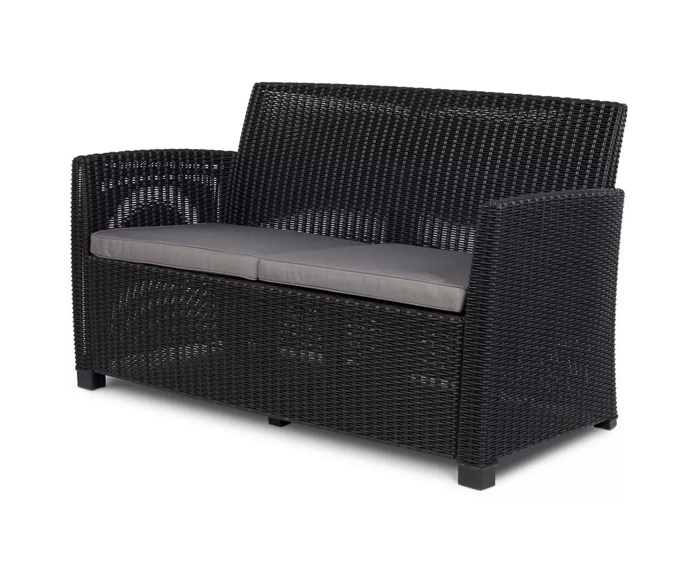 Keter Mia Graphite Plastic 4 seater Coffee set