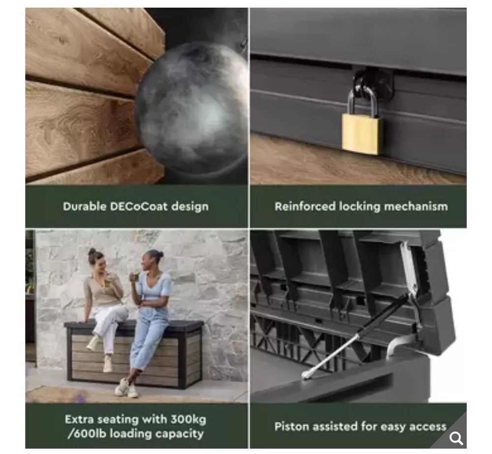 Keter Ashwood Signature 570 Litre Outdoor Storage Deck Box