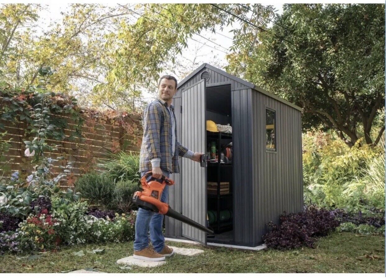 Keter Darwin 6 x 4ft  Shed - Grey