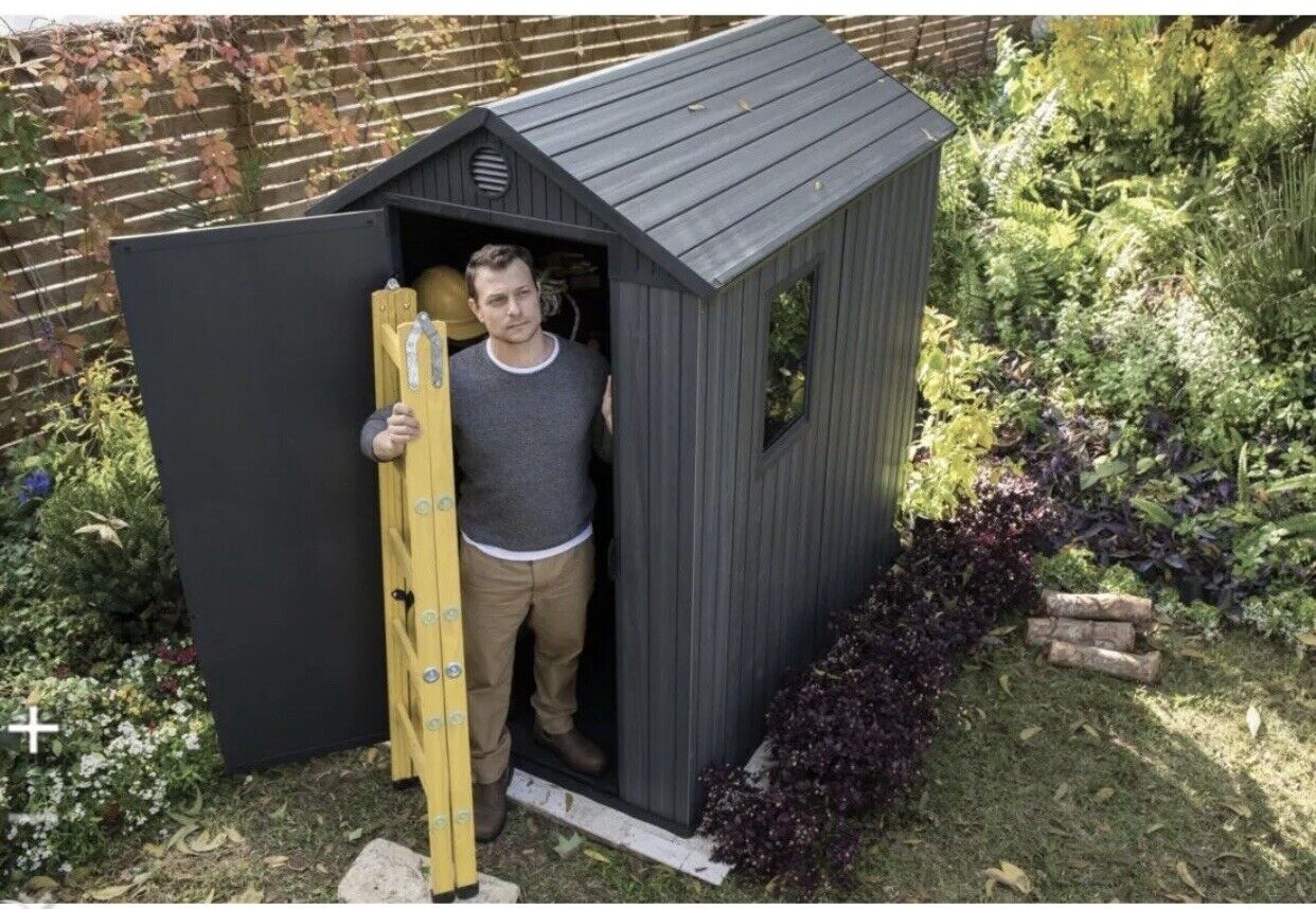 Keter Darwin 6 x 4ft  Shed - Grey