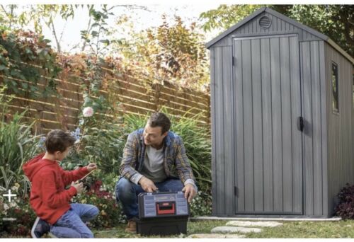 Keter Darwin 6 x 4ft  Shed - Grey