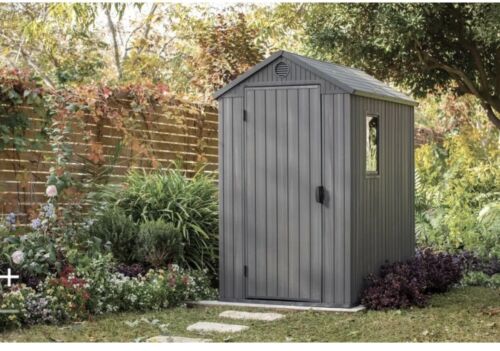 Keter Darwin 6 x 4ft  Shed - Grey