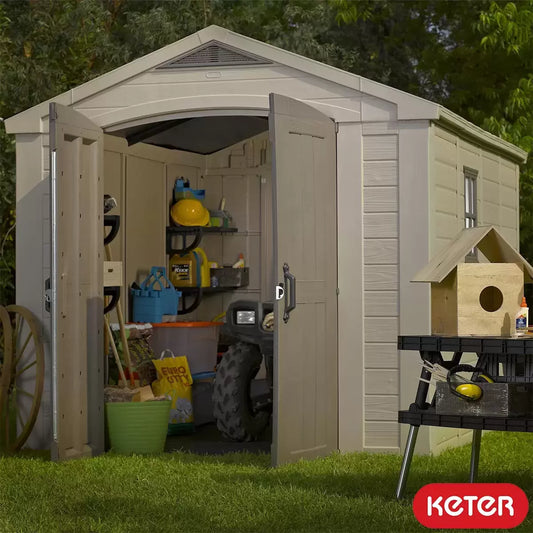 Keter Factor 8ft x 11ft (2.5 x 3.3m) Storage Shed