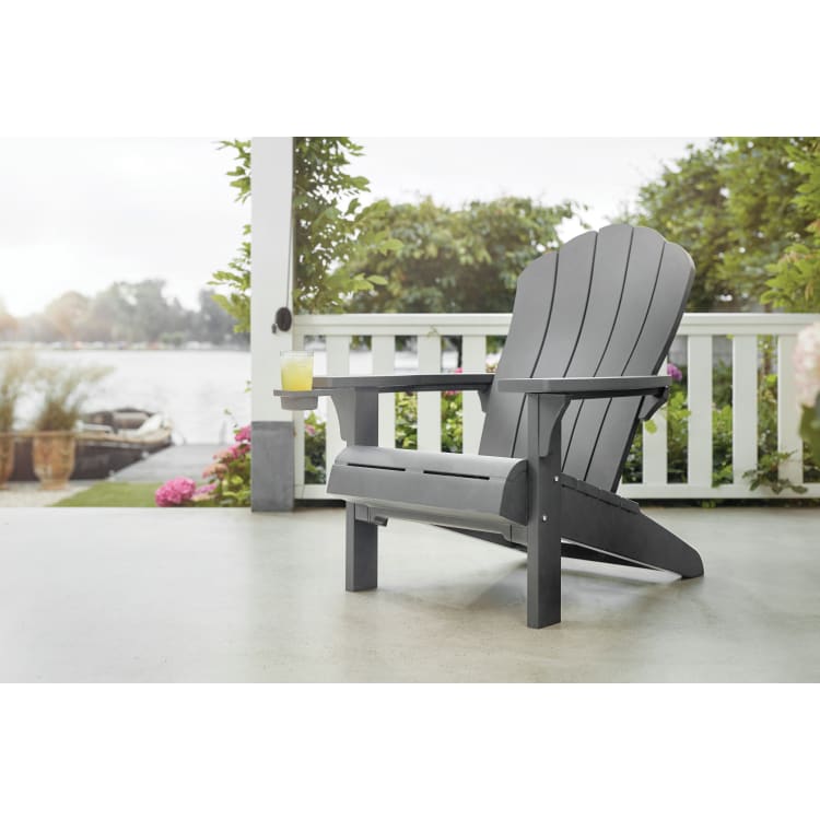Keter Adirondack Wood Look Garden Chair