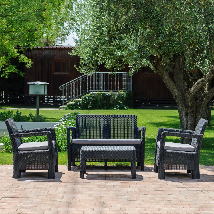 Keter Tarifa Lounge 4 Seat Set