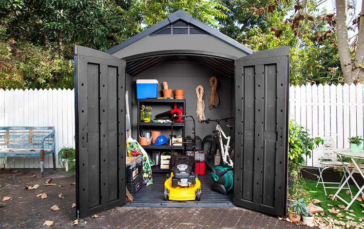 Keter Premier 757 Shed 7.5x7ft - Grey