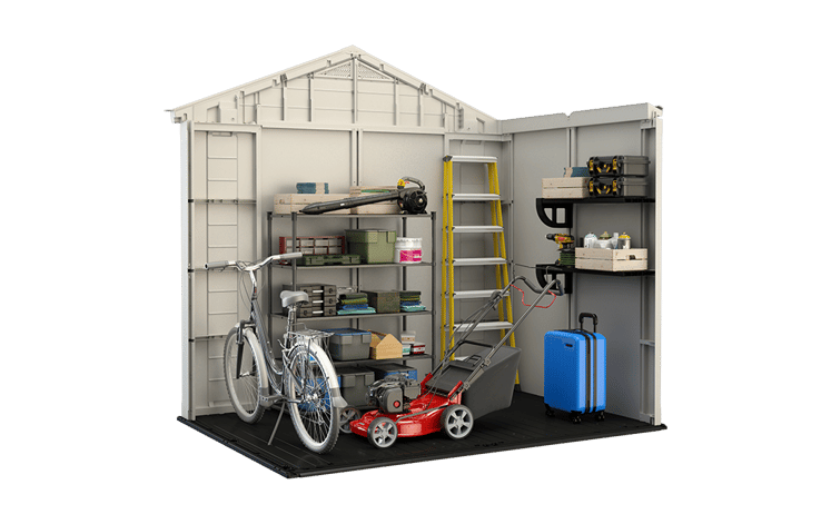 Keter Factor Garden Storage Shed 8x6ft - Brown