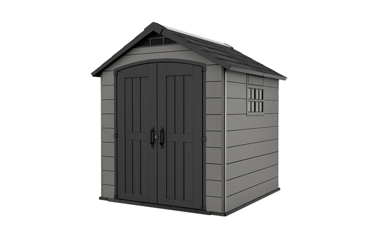 Keter Premier 757 Shed 7.5x7ft - Grey