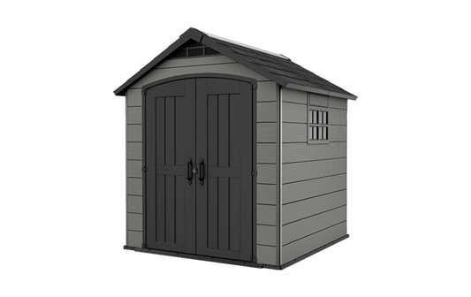 Keter Premier 757 Shed 7.5x7ft - Grey