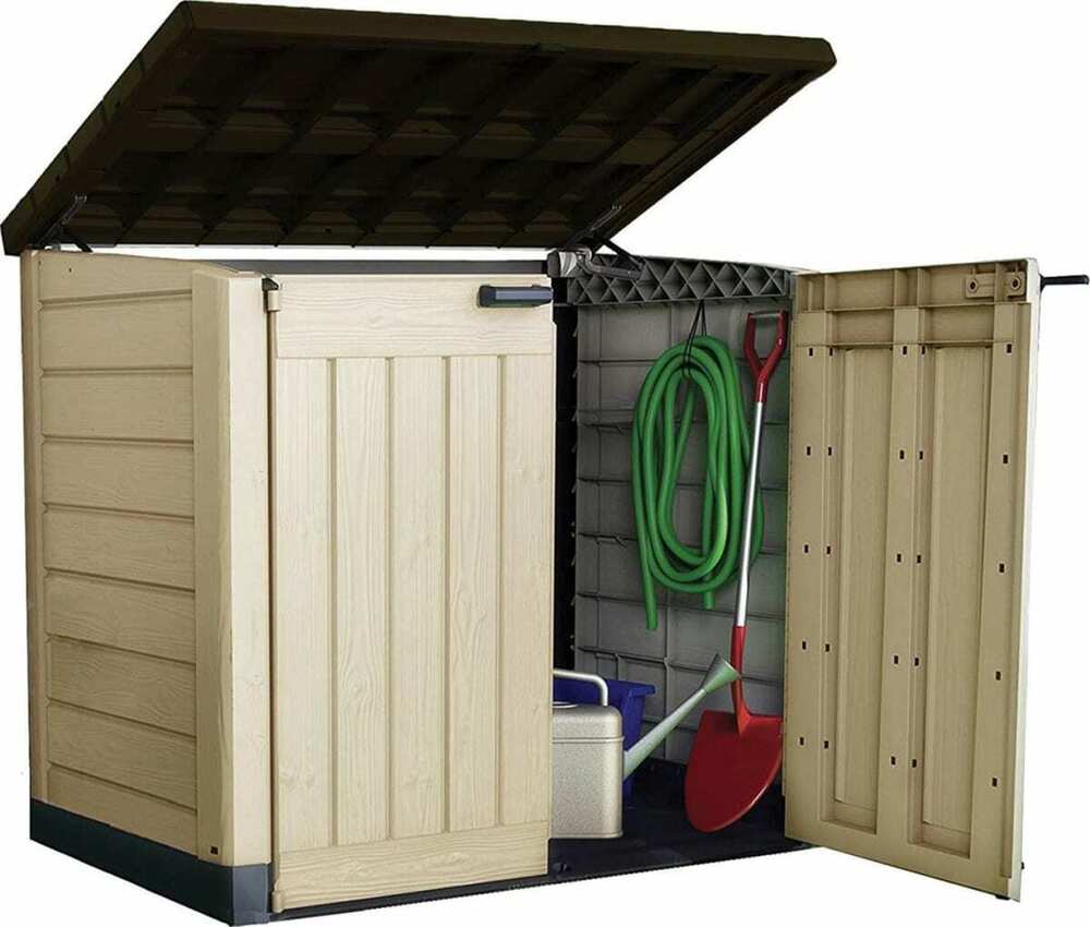 Keter Store It Out Max 1200L Outdoor Storage Box - Beige/Brown